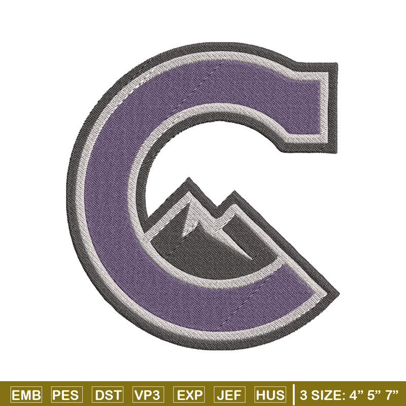 Colorado Rockies Logo embroidery design, logo sport embroidery, baseball embroidery, logo shirt, MLB embroidery. (11).jpg