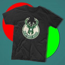 milwaukee bucks logo men&8217s t shirt