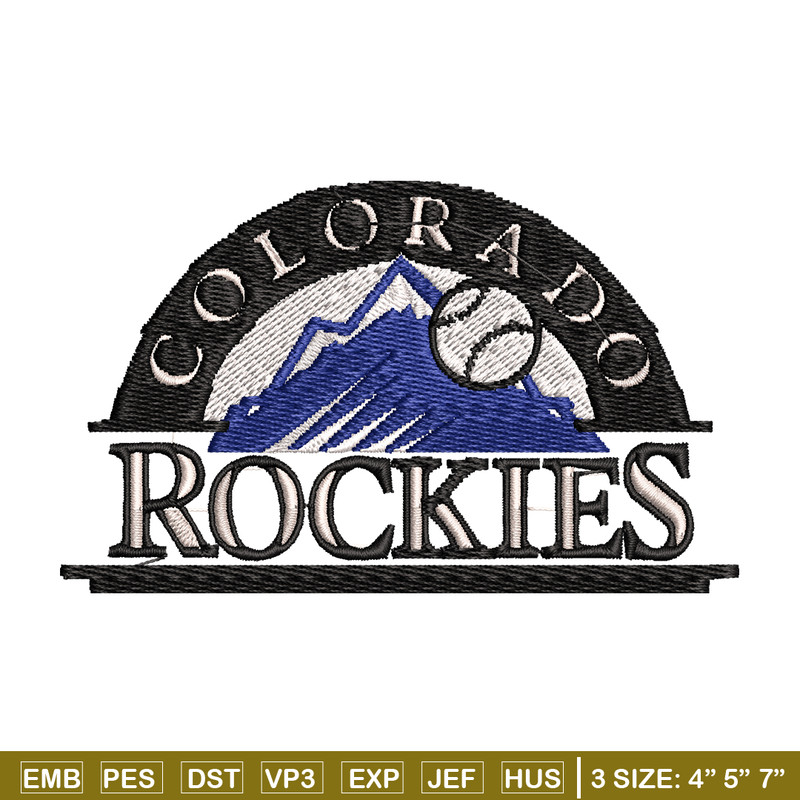 Colorado Rockies Logo embroidery design, logo sport embroidery, baseball embroidery, logo shirt, MLB embroidery. (18).jpg