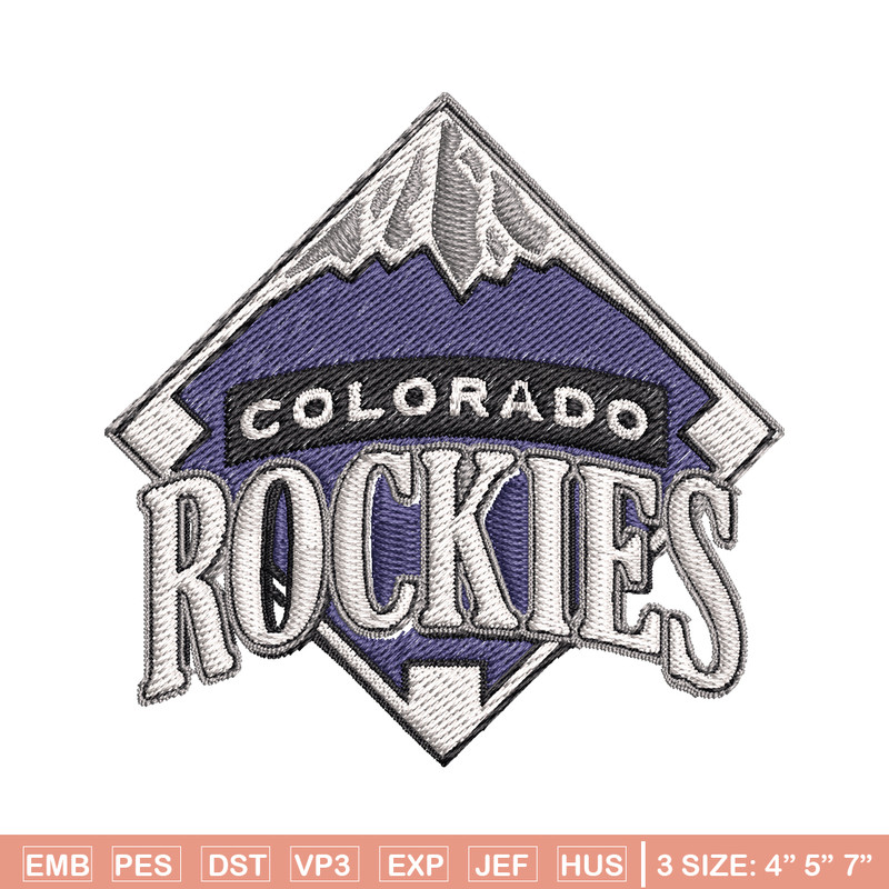 Colorado Rockies Logo embroidery design, logo sport embroidery, baseball embroidery, logo shirt, MLB embroidery. (6).jpg