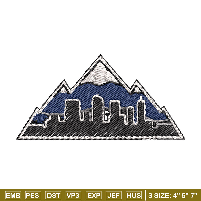 Colorado Rockies Logo embroidery design, logo sport embroidery, baseball embroidery, logo shirt, MLB embroidery. (8).jpg