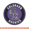 Colorado Rockies Logo embroidery design, logo sport embroidery, baseball embroidery, logo shirt, MLB embroidery. (9).jpg