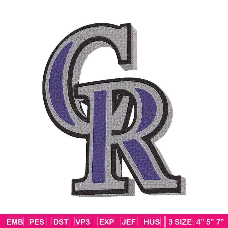 Colorado Rockies Logo embroidery design, logo sport embroidery, baseball embroidery, logo shirt, MLB embroidery. (13).jpg