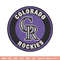 Colorado Rockies Logo embroidery design, logo sport embroidery, logo shirt, baseball embroidery, MLB embroidery.jpg