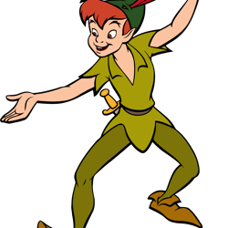 peter pan svg, peter pan png, peter pan clipart, tinker bell svg, neverland svg, never grow up svg, digital download