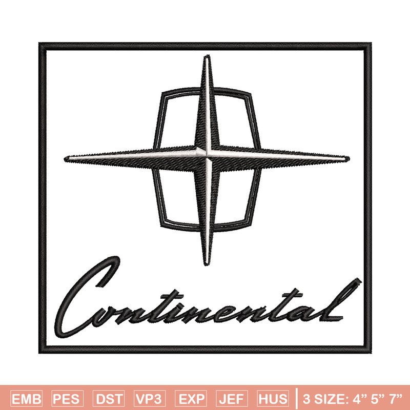 Continental logo embroidery design, Continental logo embroidery, logo design, embroidery file, Digital download..jpg