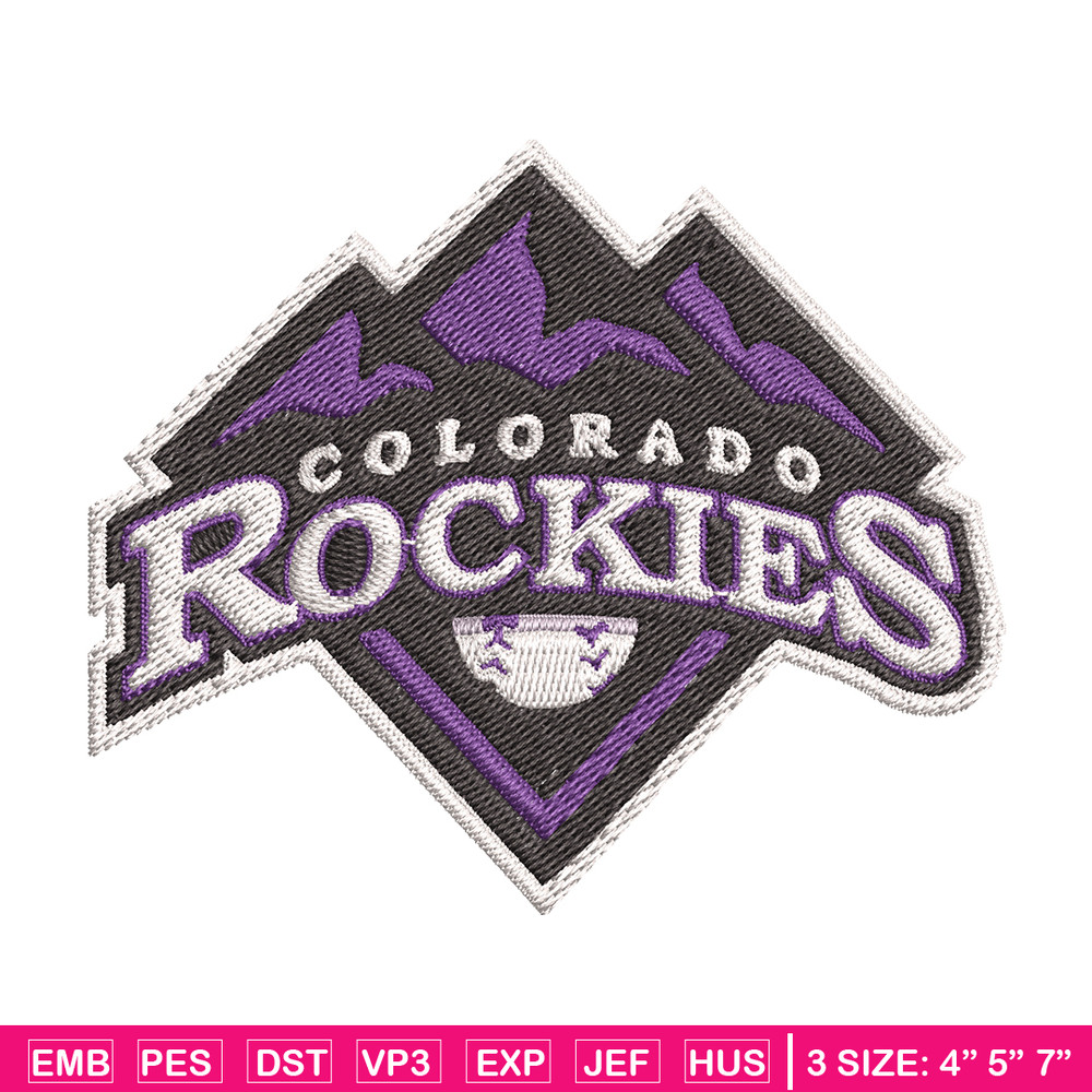 Colorado Rockies Logo embroidery design, logo sport embroidery, baseball embroidery, logo shirt, MLB embroidery. (5).jpg