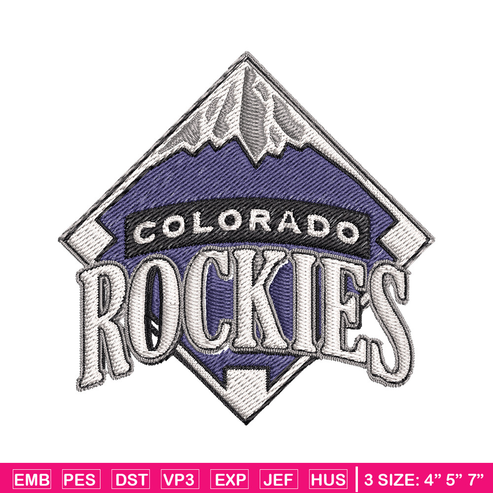 Colorado Rockies Logo embroidery design, logo sport embroidery, baseball embroidery, logo shirt, MLB embroidery. (6).jpg