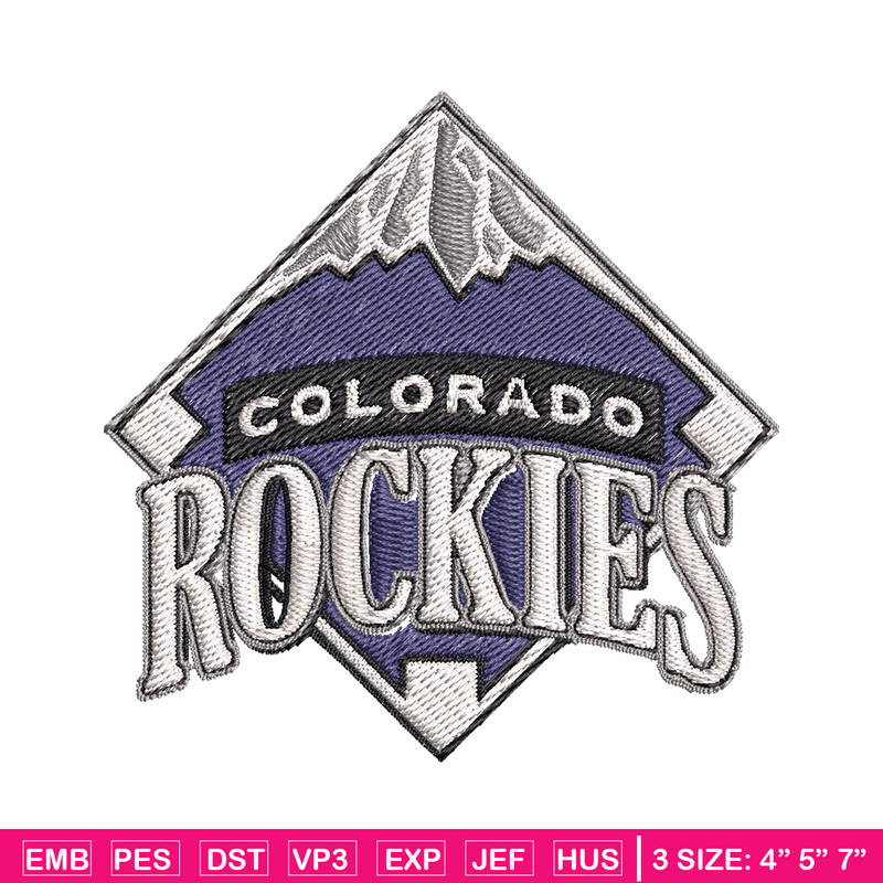 Colorado Rockies Logo embroidery design, logo sport embroidery, baseball embroidery, logo shirt, MLB embroidery. (6).jpg