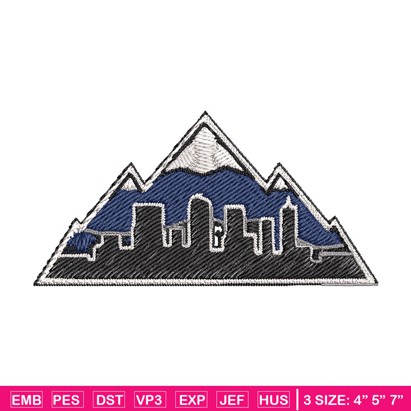 Colorado Rockies Logo embroidery design, logo sport embroidery, baseball embroidery, logo shirt, MLB embroidery. (8).jpg