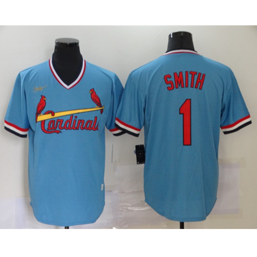 St. Louis Cardinals Ozzie Smith Light Blue Jersey.jpg