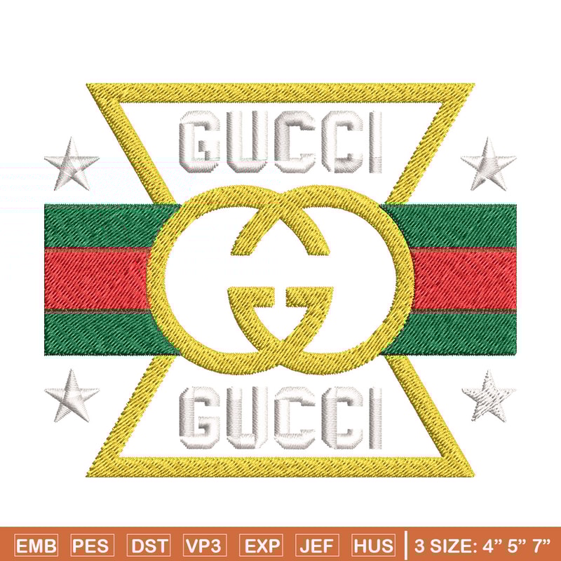 Design gucci Embroidery Design, Gucci Embroidery, Brand Embroidery, Logo shirt, Embroidery File, Digital download.jpg