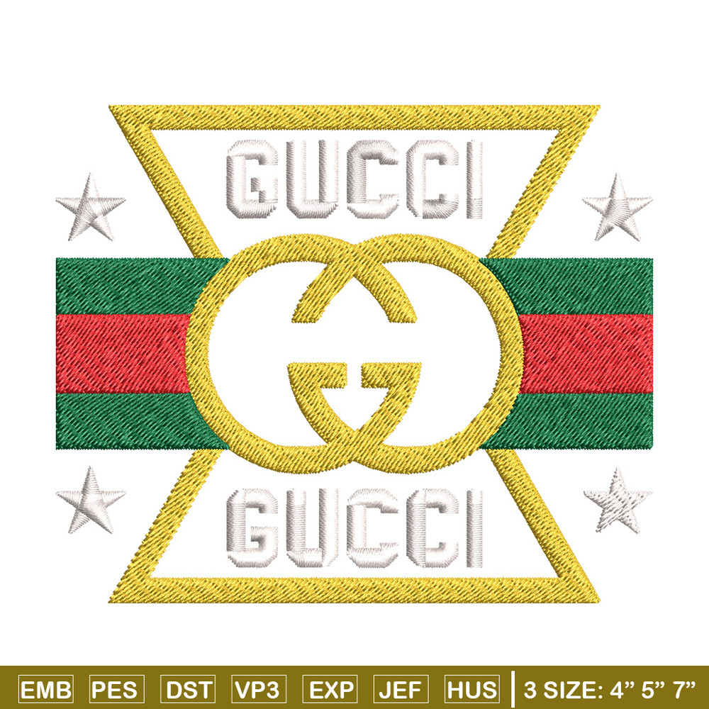 Design gucci Embroidery Design, Gucci Embroidery, Brand Embroidery, Logo shirt, Embroidery File, Digital download.jpg