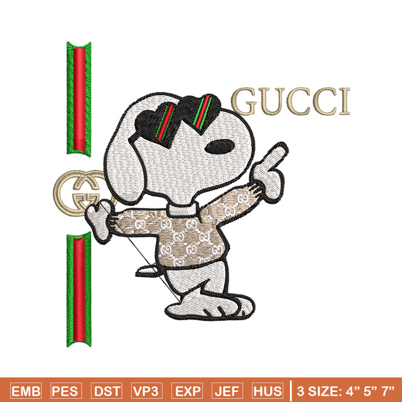 Dog gucci Embroidery Design, Gucci Embroidery, Embroidery File, Logo shirt, Sport Embroidery, Digital download..jpg