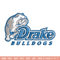 Drake Bulldogs embroidery design, Drake Bulldogs embroidery, logo Sport, Sport, embroidery, NCAA embroidery..jpg