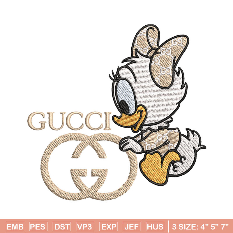 Duck baby Embroidery Design, Gucci Embroidery, Embroidery File, Logo shirt, Sport Embroidery, Digital download.jpg
