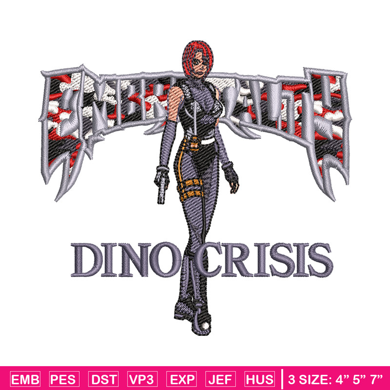 Dino Crisis embroidery design, Dino Crisis embroidery, logo design, embroidery file, logo shirt, Digital download..jpg