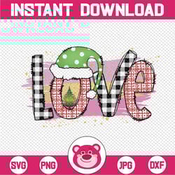 buffalo love christmas santa hat png, xmas png, christmas santa hat png, digital download, sublimation design, love sant