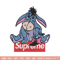 Eeyore Supreme Embroidery design, Eeyore Supreme Embroidery, cartoon design, Embroidery File, Instant download..jpg