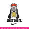 Droopy Just Rick It Embroidery design, Cartoon funny Embroidery, Logo Nike design, Embroidery file, Instant download..jpg