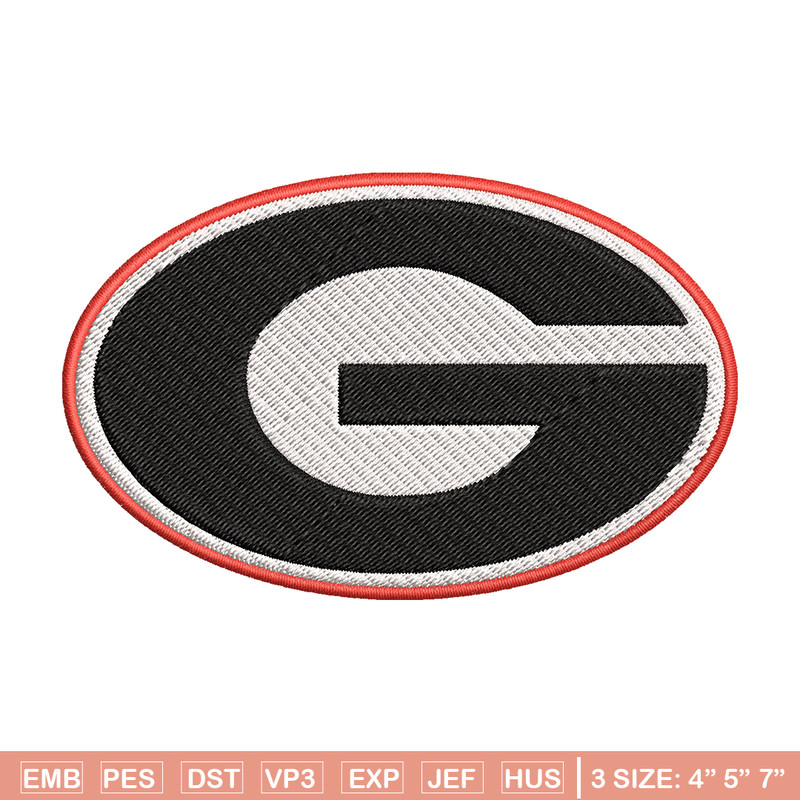 Georgia Bulldogs embroidery design, Georgia Bulldogs embroidery, logo Sport, Sport embroidery, NCAA embroidery..jpg