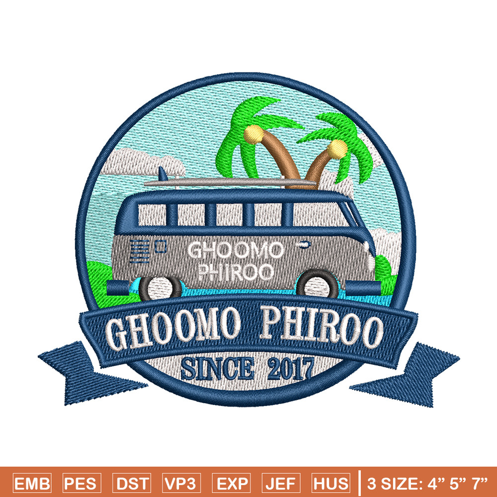 Ghoomo Phiroo embroidery design, Ghoomo Phiroo embroidery, logo design, embroidery file, logo shirt, Digital download..jpg