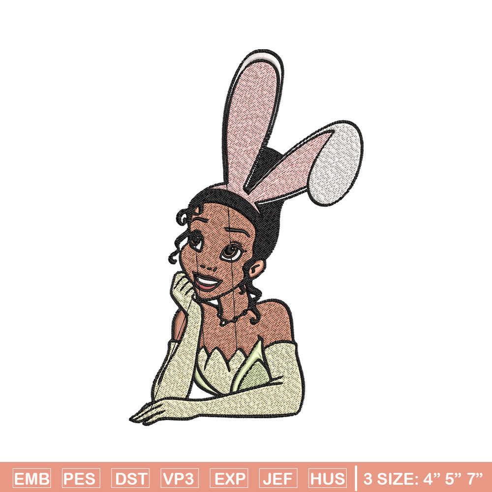 Girl bunny Embroidery design, Girl bunny Embroidery, Cartoon design, Embroidery File, logo shirt, Digital download..jpg