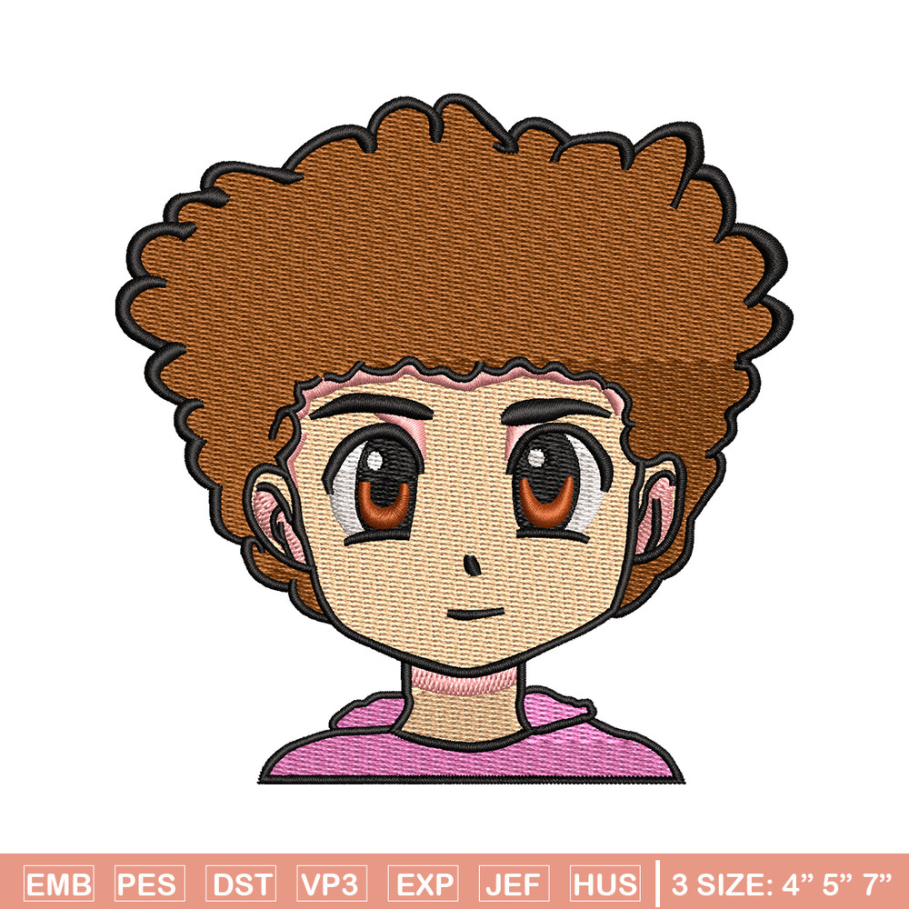 Girl cartoon embroidery design, Girl cartoon embroidery, logo design, embroidery file, cartoon shirt, Digital download..jpg