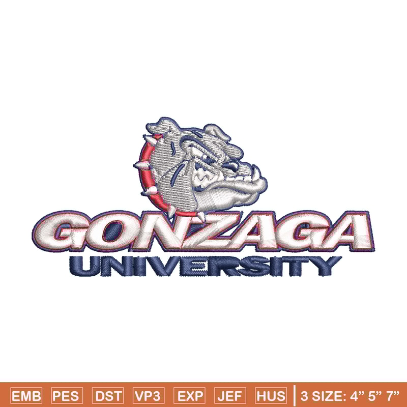 Gonzaga Bulldogs embroidery design, Gonzaga Bulldogs embroidery, logo Sport, Sport embroidery, NCAA embroidery..jpg