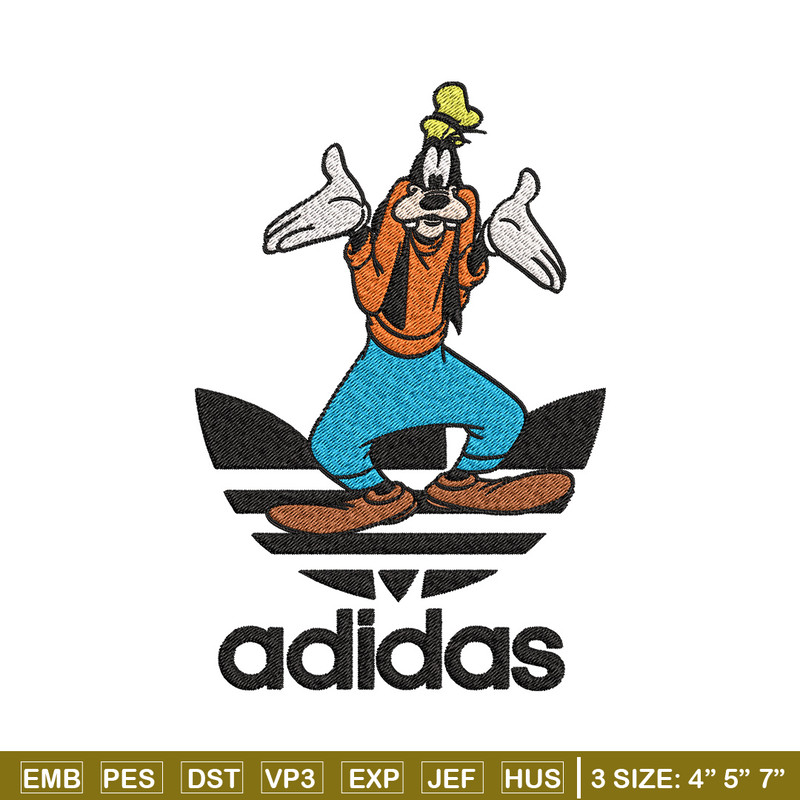 Goofy adidas Embroidery Design, Adidas Embroidery, Brand Embroidery, Embroidery File,Logo shirt,Digital download.jpg