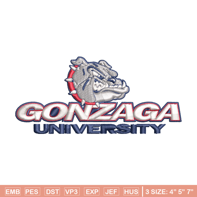Gonzaga Bulldogs embroidery design, Gonzaga Bulldogs embroidery, logo Sport, Sport embroidery, NCAA embroidery..jpg