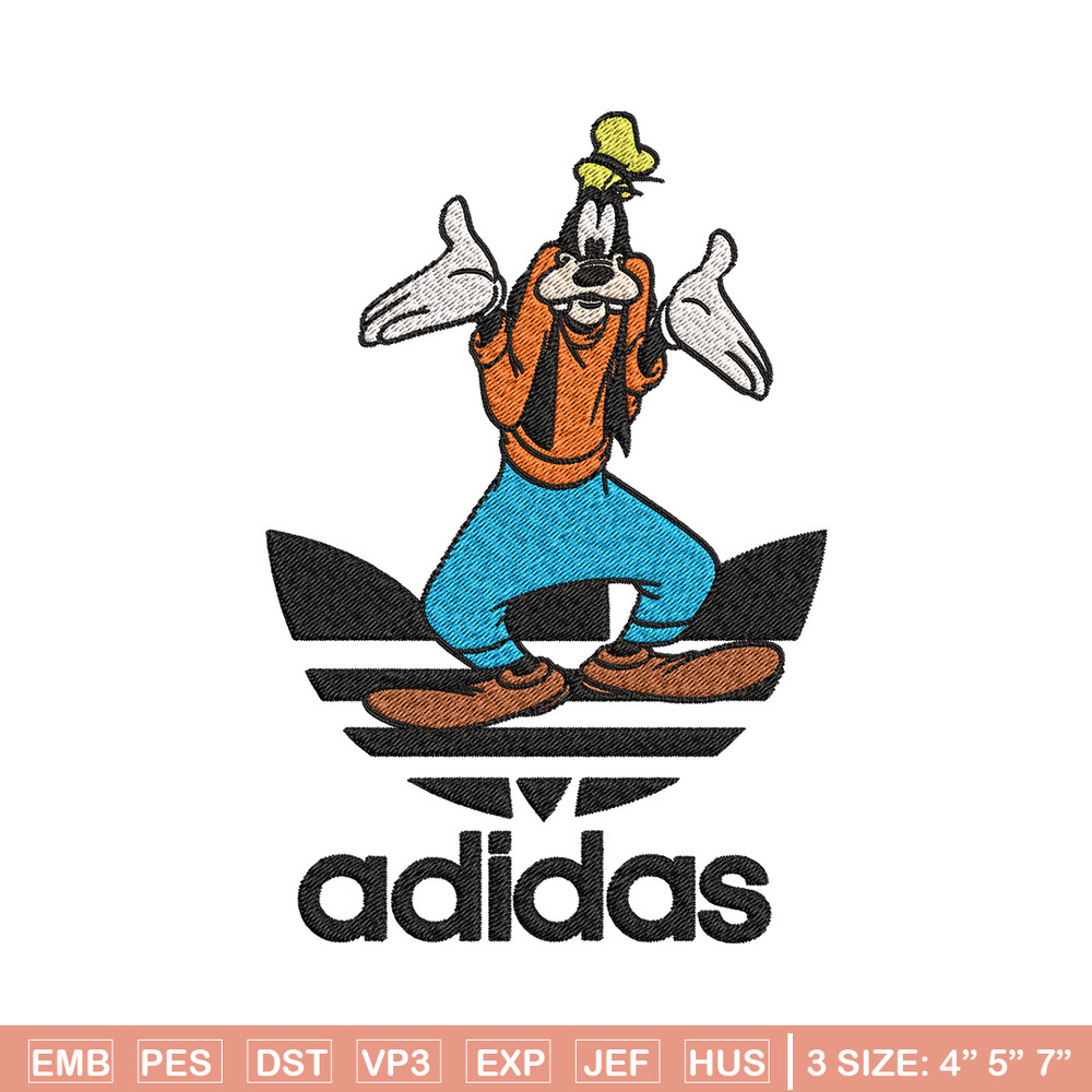 Goofy adidas Embroidery Design, Adidas Embroidery, Brand Embroidery, Embroidery File,Logo shirt,Digital download.jpg