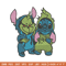 Grinch and Stitch Embroidery design, Grinch and Stitch Embroidery, cartoon design, logo shirt, Digital download..jpg