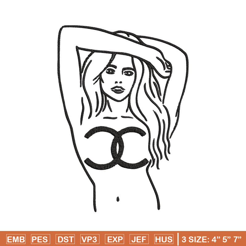 Gucci hot girl Embroidery Design, Gucci Embroidery, Embroidery File, Brand Embroidery, Logo shirt, Digital download.jpg