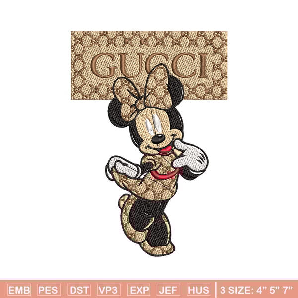 Gucci Minnie Embroidery design, Gucci Minnie Embroidery, Disney design, Embroidery File, cartoon shirt, Digital download.jpg