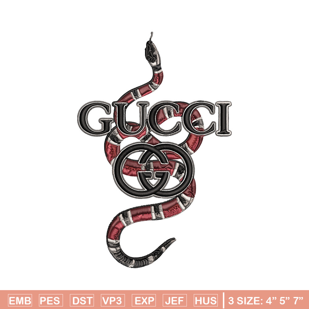 Gucci snake Embroidery Design, Gucci Embroidery, Brand Embroidery, Logo shirt, Embroidery File, Digital download.jpg