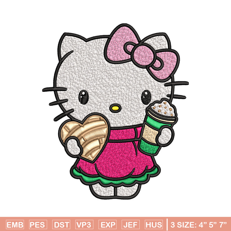 Hallokitty Embroidery design, Hallokitty Embroidery, cartoon design, Embroidery File, cartoon shirt, Digital download..jpg