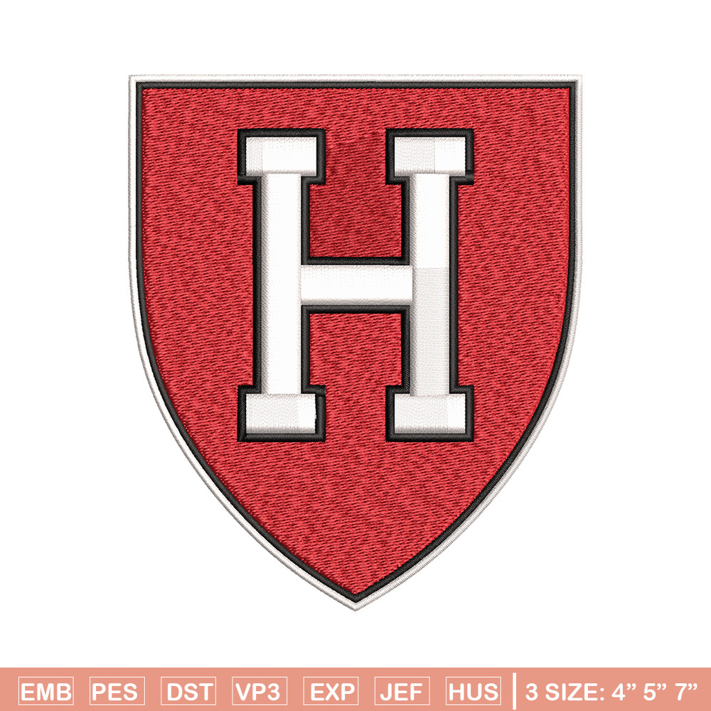 Harvard Crimson embroidery design, Harvard Crimson embroidery, logo Sport, Sport embroidery, NCAA embroidery..jpg