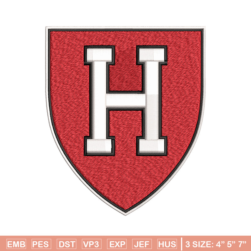 Harvard Crimson embroidery design, Harvard Crimson embroidery, logo Sport, Sport embroidery, NCAA embroidery..jpg