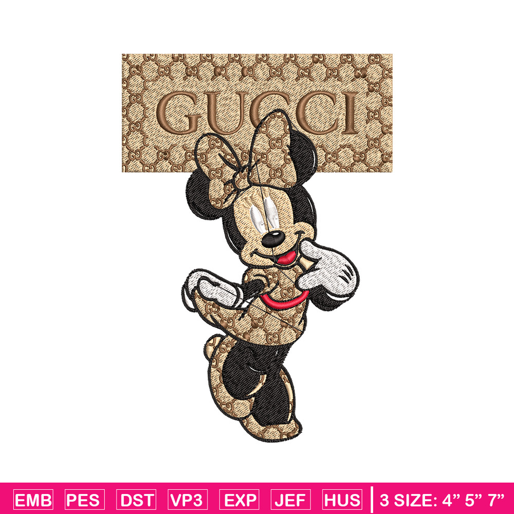 Gucci Minnie Embroidery design, Gucci Minnie Embroidery, Disney design, Embroidery File, cartoon shirt, Digital download.jpg