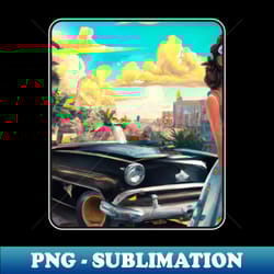 havana heat cubas classic cars - signature sublimation png file - defying the norms