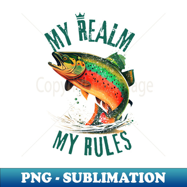 Fishing with norm fish realm - Artistic Sublimation Digital