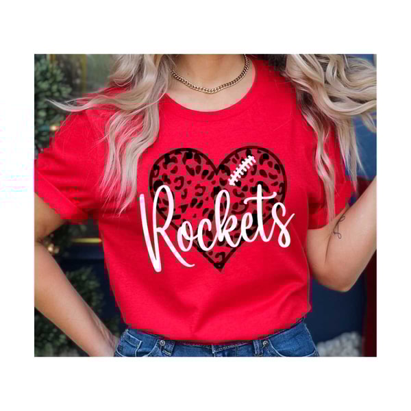 Leopard Heart Rockets SVG PNG, Rockets Mascot svg, Rockets s | Inspire ...