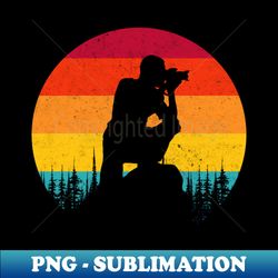 Photographer Vintage Retro Photography - Modern Sublimation PNG File - Perfect for Sublimation Art