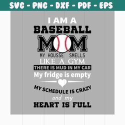 i am a baseball mom svg, mothers day svg, mom svg, mom gift, gift for mom, mothers day, mothers day gift idea, mama gift