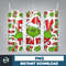 Christmas Tumbler, 20oz Skinny Tumbler Sublimation Designs, Christmas Rules Tumbler Wrap for Straight Tumbler PNG, Instant Download (7).jpg
