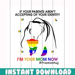 if your parents aren't accepting of your identity svg, mothers day svg, mom svg, mama bear svg, bears svg, baby bear svg