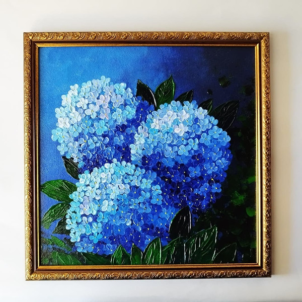 Acrylic-painting-impasto-bouquet-of-flowers-blue-hydrangea-on-canvas-board-framed-art-wall-decor (3).jpg