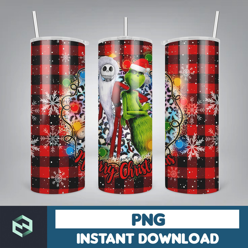 Christmas Tumbler, 20oz Skinny Tumbler Sublimation Designs, Christmas Rules Tumbler Wrap for Straight Tumbler PNG, Instant Download (41).jpg