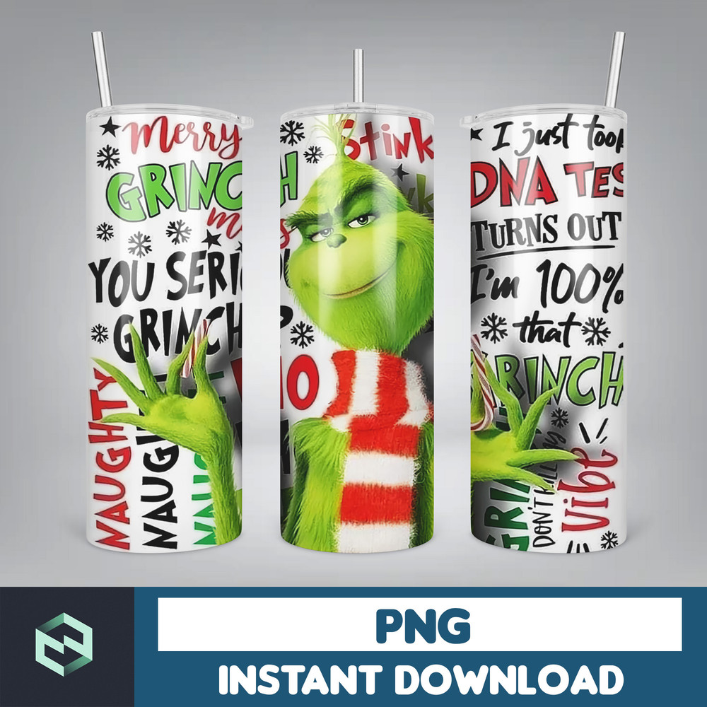 Christmas Tumbler, 20oz Skinny Tumbler Sublimation Designs, Christmas Rules Tumbler Wrap for Straight Tumbler PNG, Instant Download (54).jpg